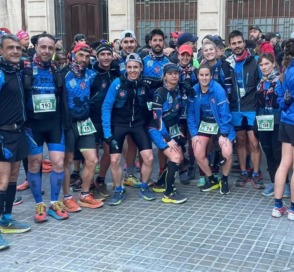 Equipos del Trail Villena en la liga de montaña