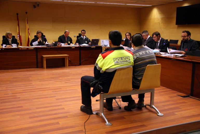 El monitor durant el judici.