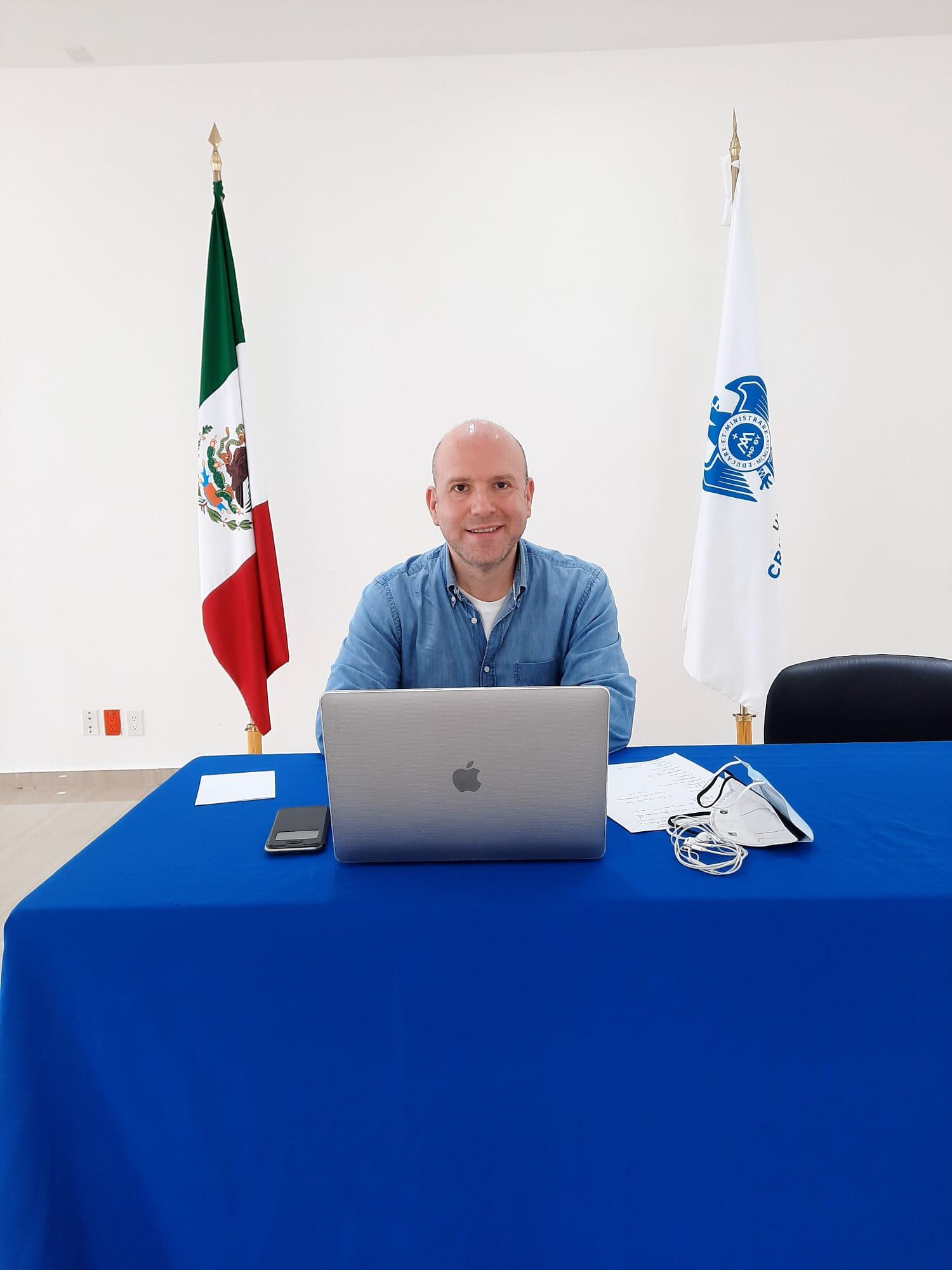 El investigador principal de la misión, Eufrasio Pérez Navío