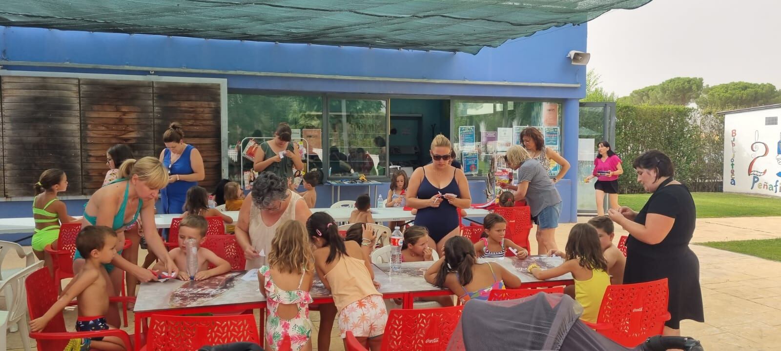 La Biblio Piscina ha estado activa desde el pasado mes de junio en Peñafiel