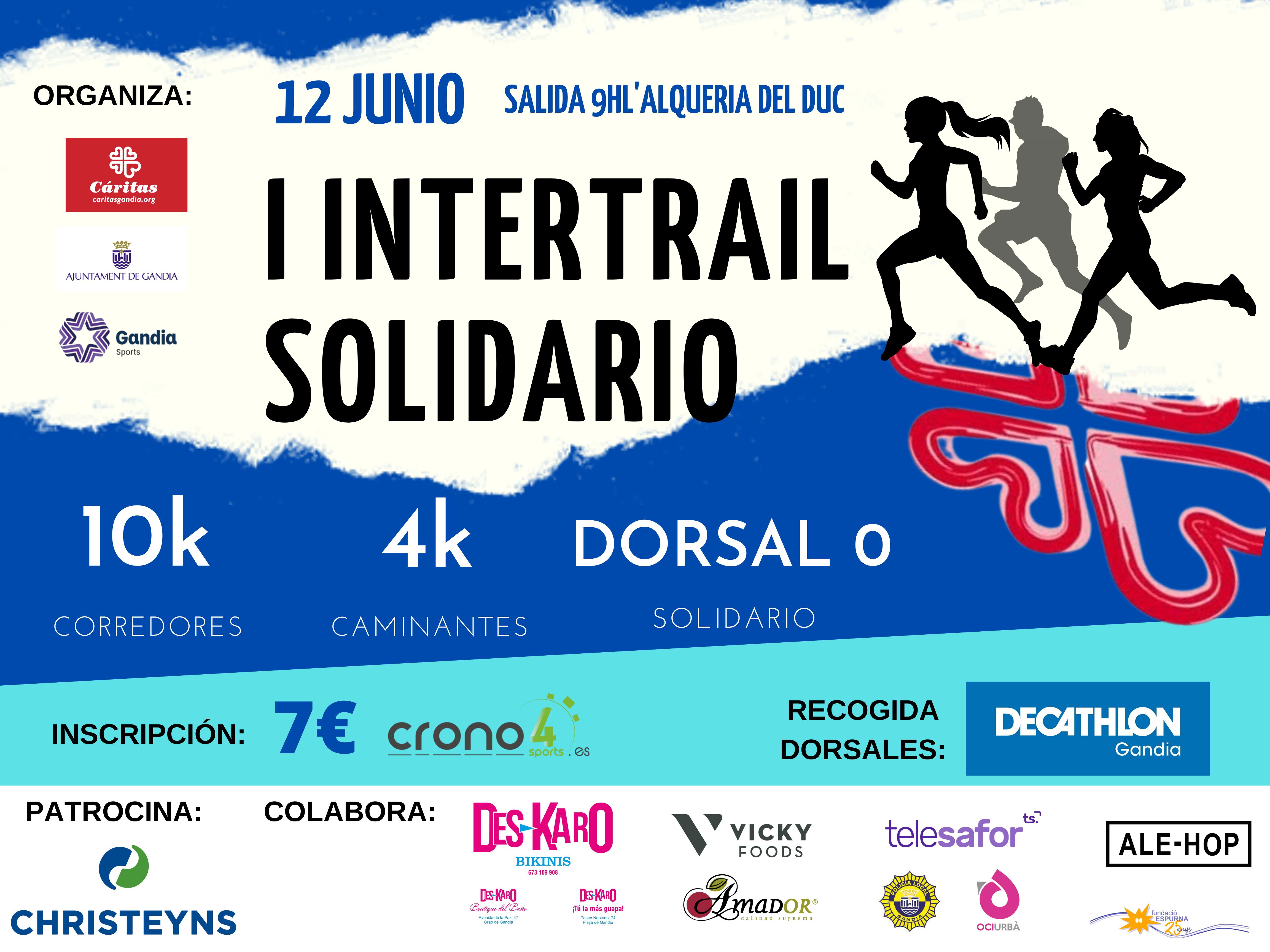 Cartel de la I Intertrail solidaria