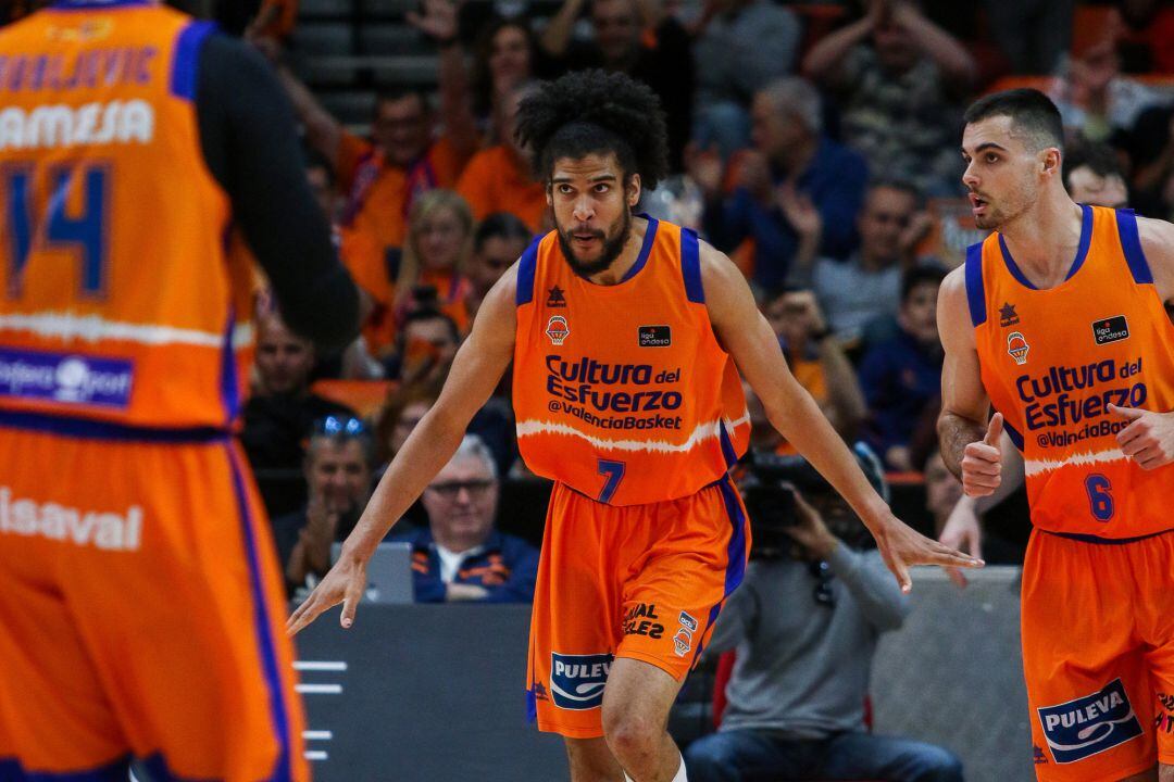 Louis Labeyrie of Valencia Basket in action during Liga Endesa 
 
 