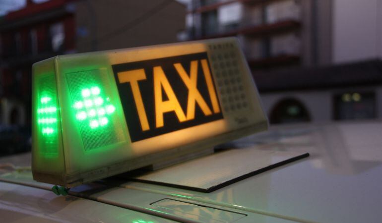 Detall d&#039;un taxi. 