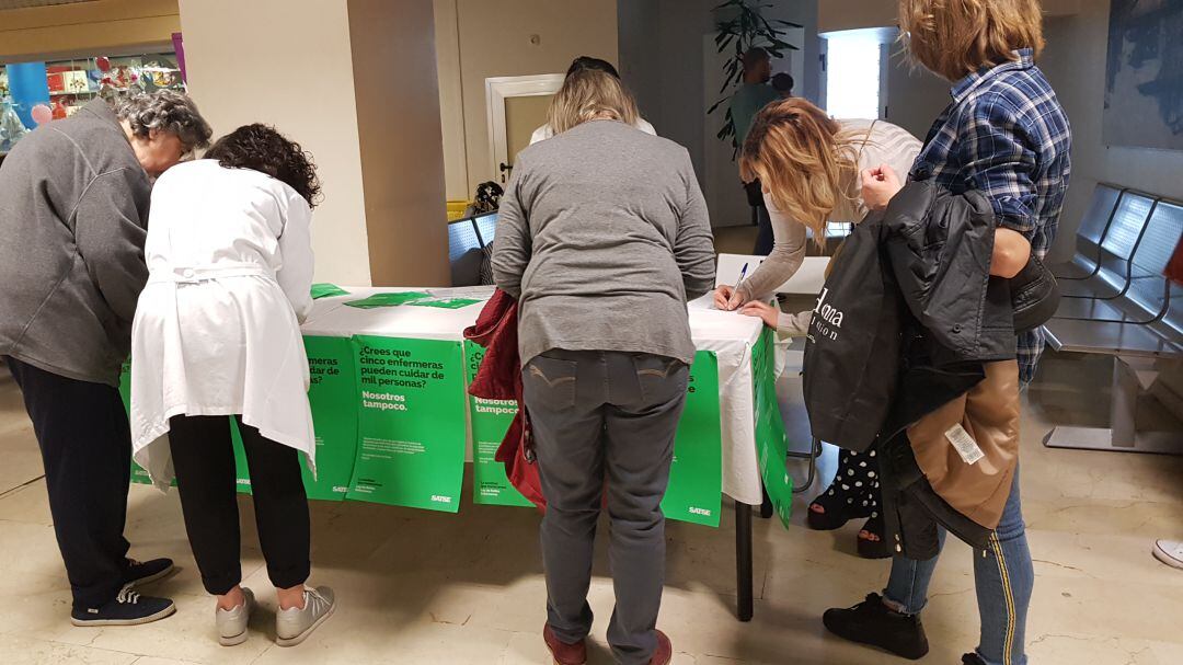 Se han llevado a cabo varias recogidas de firmas por parte de SATSE Palencia