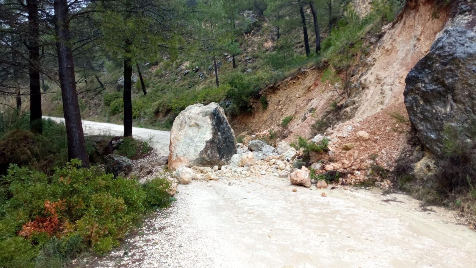 Camino de acceso a Somogil