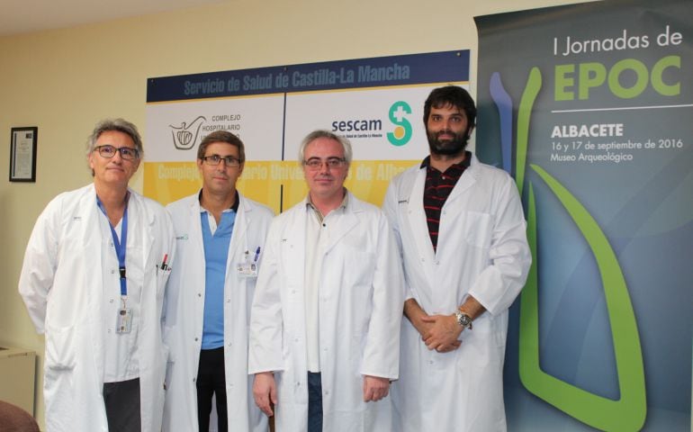 Algunos de los organizadores de este congreso