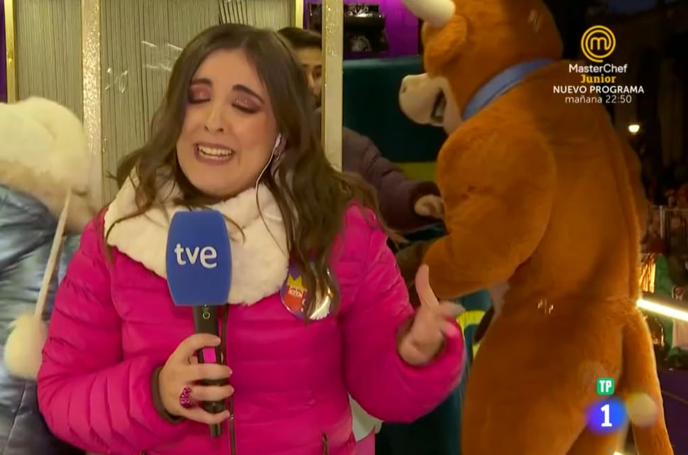 La vaquilla del &#039;Grand Prix&#039; en la Cabalgata de Reyes de Madrid