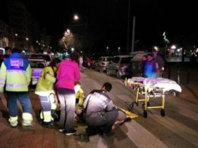 Imagen del atropello en la avenida de los Toreros