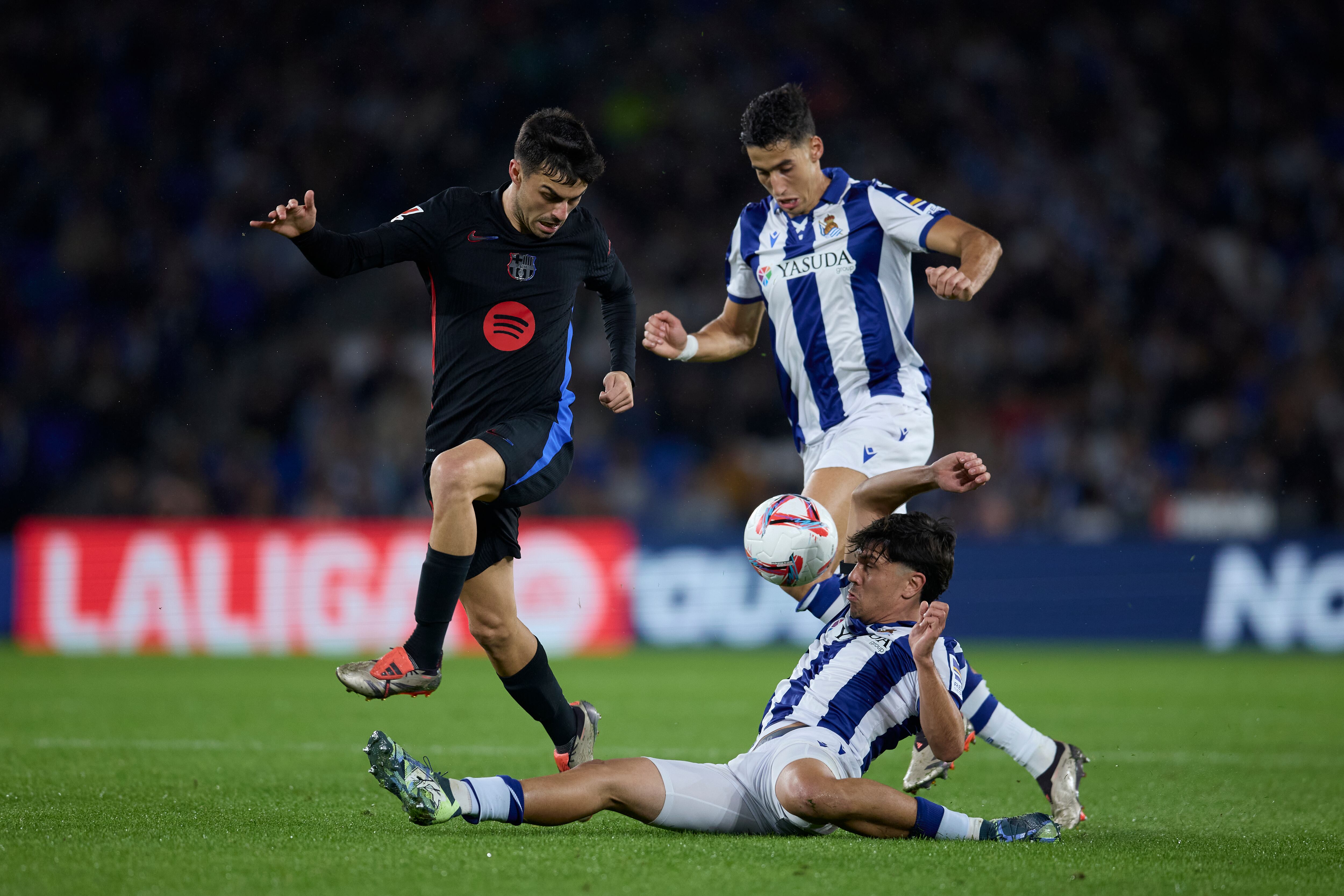 Imagen de archivo de un Real Sociedad-FC Barcelona