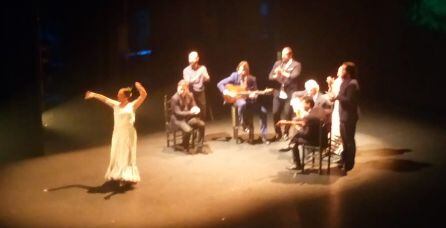 La Moneta bailando por alegrías en el Teatro Central