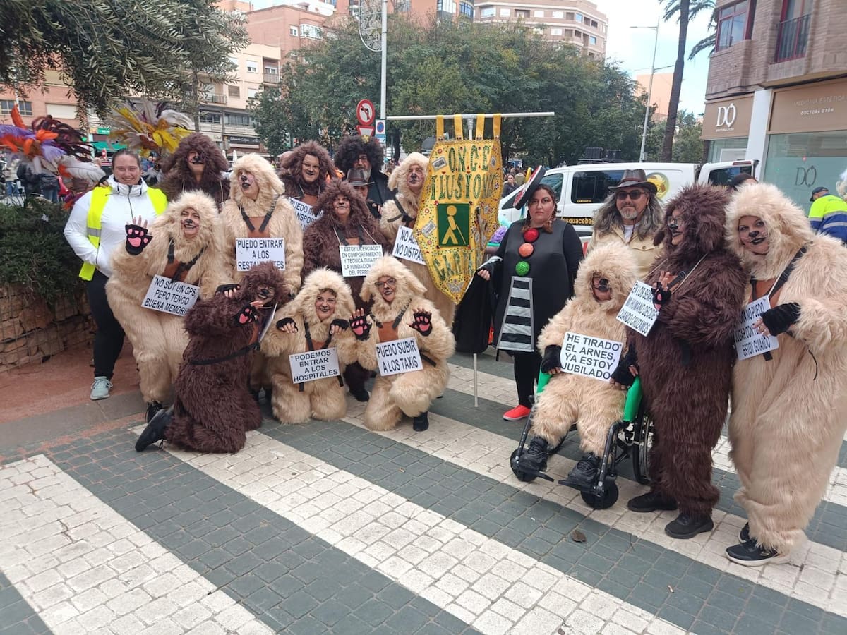 La ONCE volverá a desfilar con su comparsa inclusiva en Cartagena