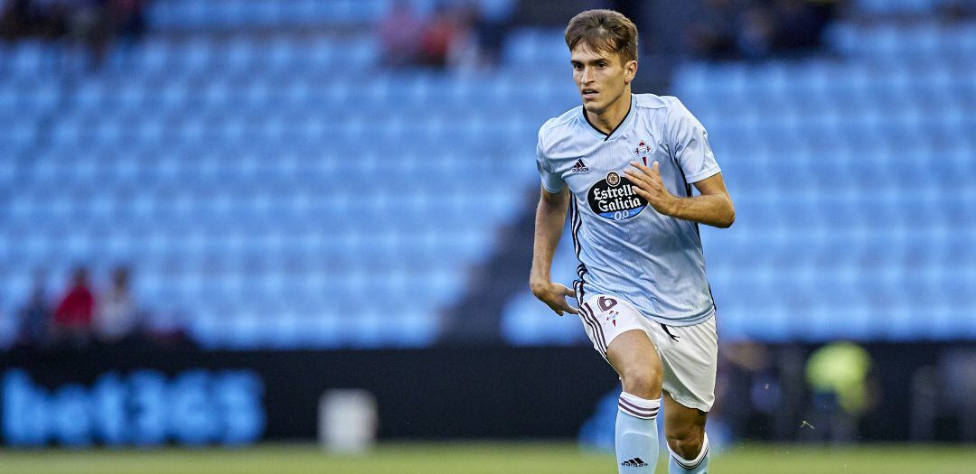 Denis Suárez, durante un partido de pretemporada con el Celta