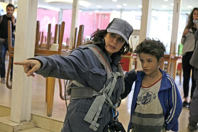 Nadine Labaki, durante el rodaje de &#039;Cafarnaúm&#039;