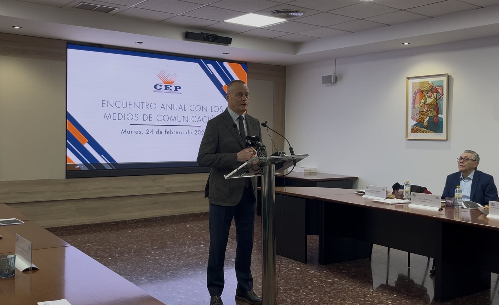 Jorge Cebreiros, presidente de la CEP