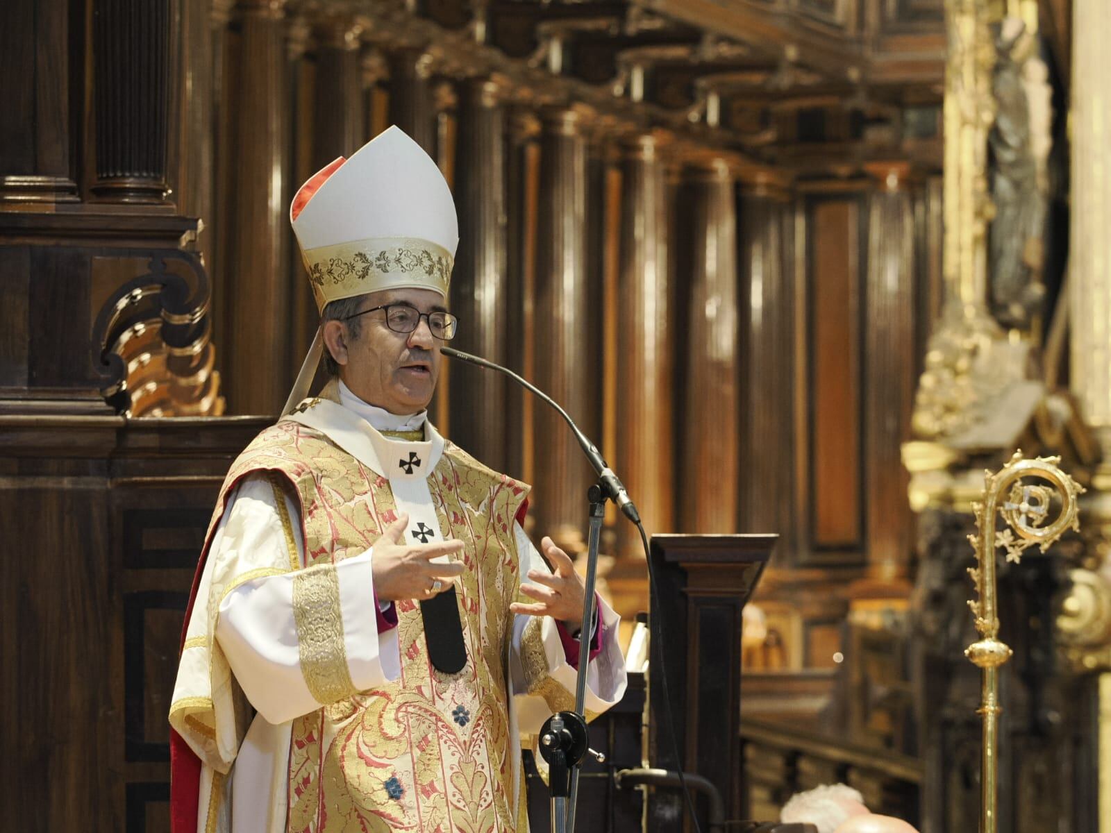 Luis Arguello, durante la homilia con motivo de la festividad de San Pedro Regalado | Fuente: Arzobispado de Valladolid
