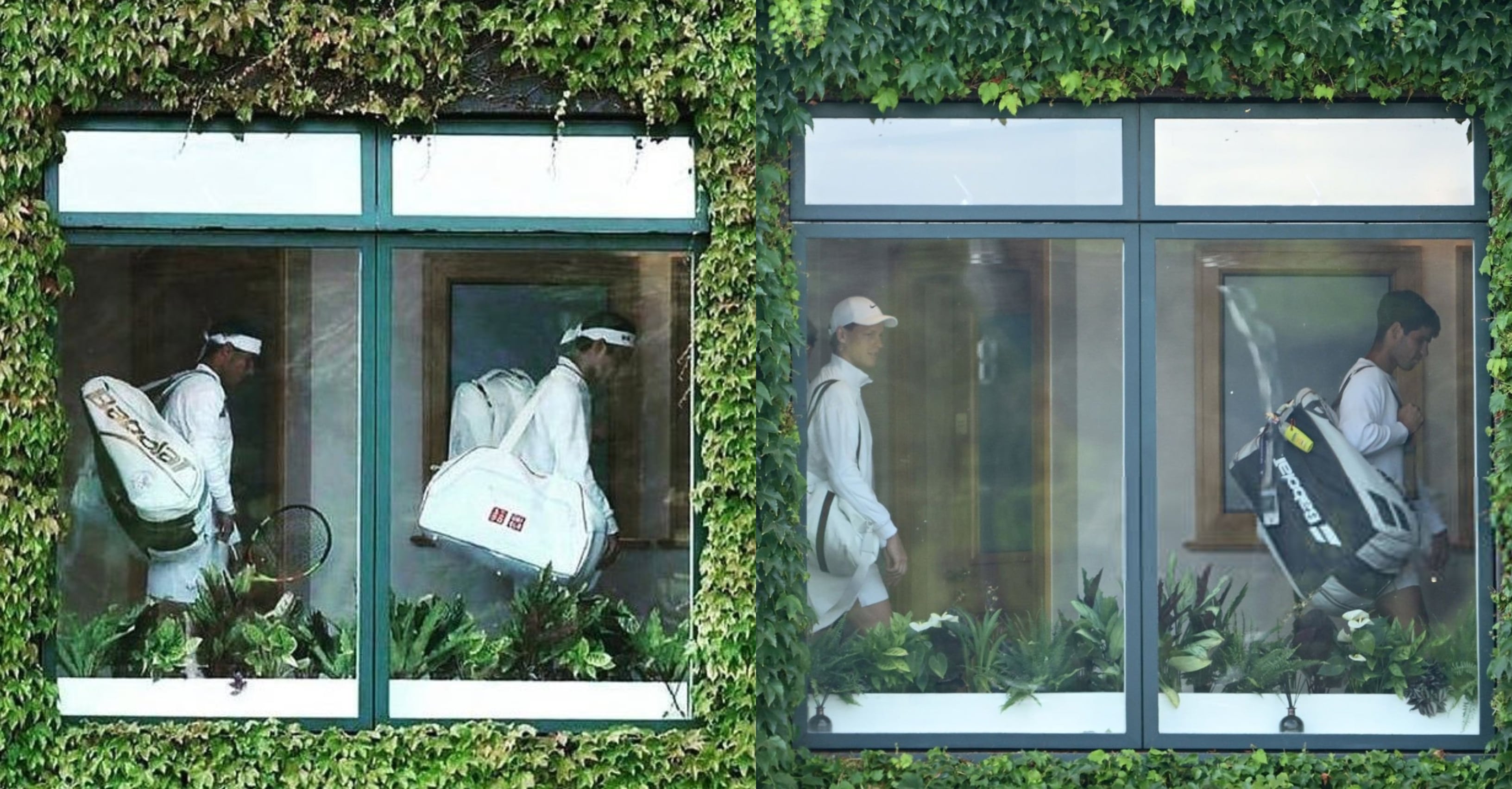 La comparación entre dos duelos generacionales del mundo del tenis: Nadal y Federer ante Sinner y Alcaraz