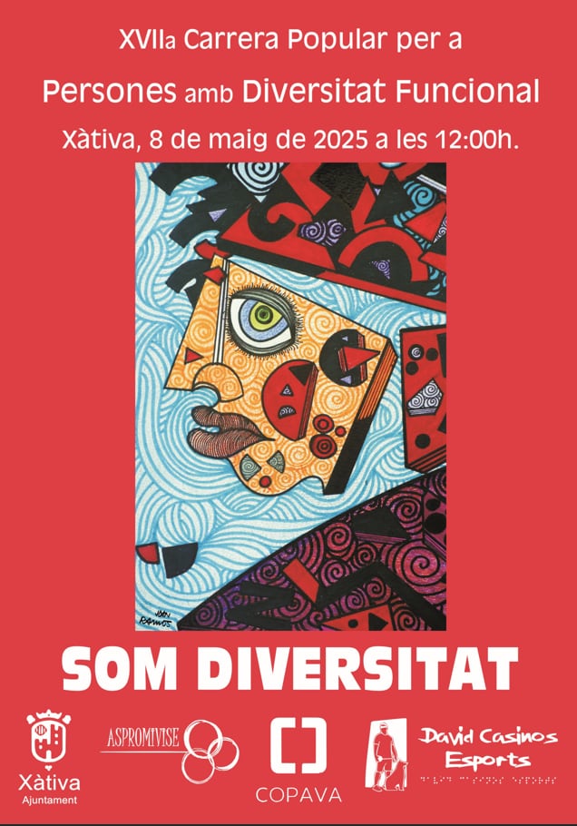 Cartel de la Carrera de la Diversidad de Xàtiva