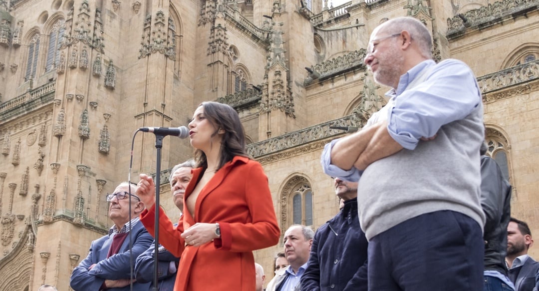 Imagen de archivo de Inés Arrimadas y Francisco Igea en Salamanca