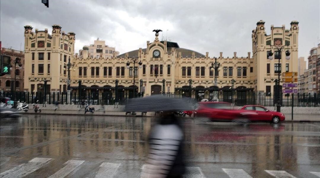 Imagen de archivo de Valencia bajo la lluvia