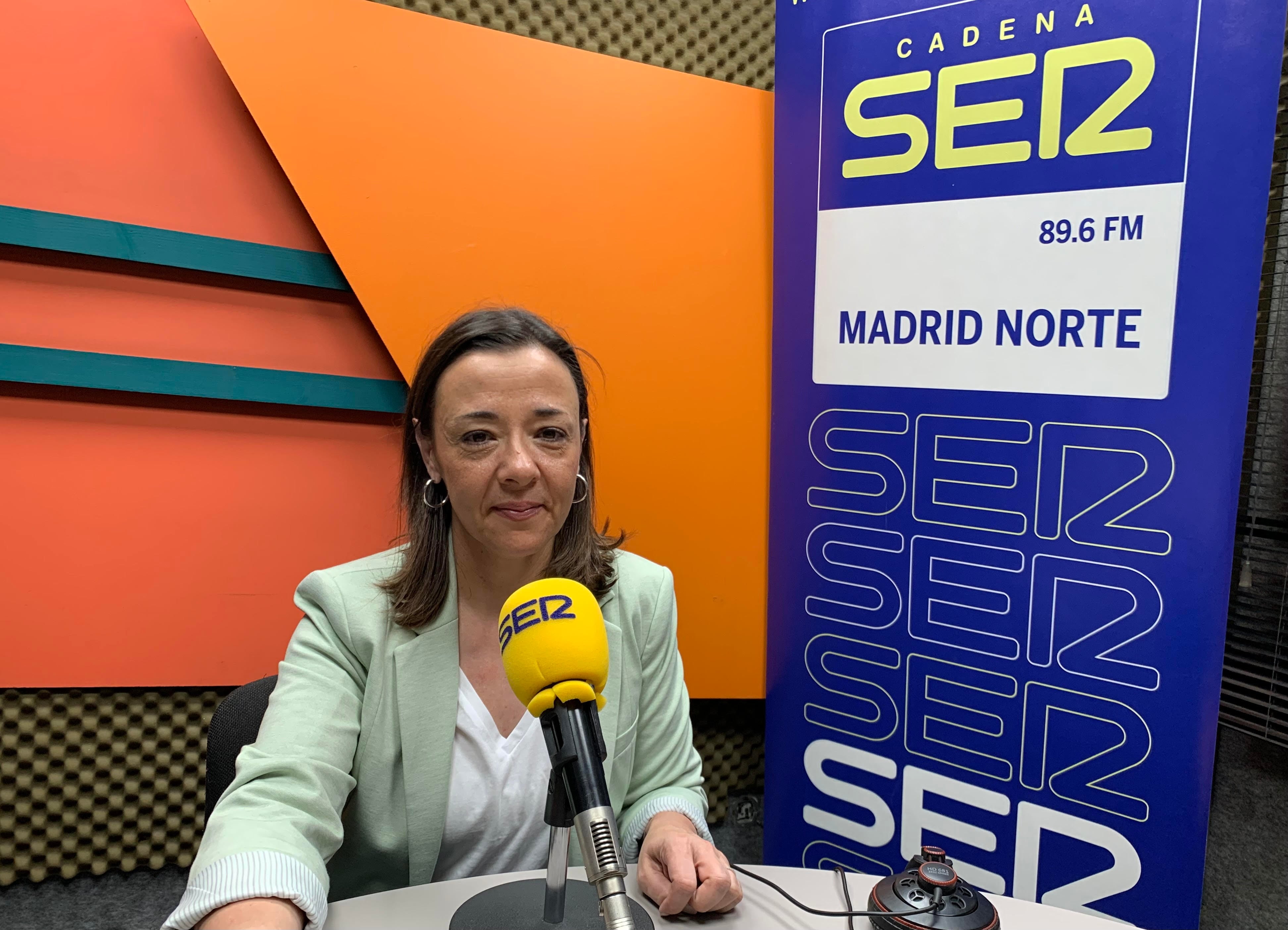 Ángela Millán, portavoz Más Madrid Sanse en los estudios de SER Madrid Norte