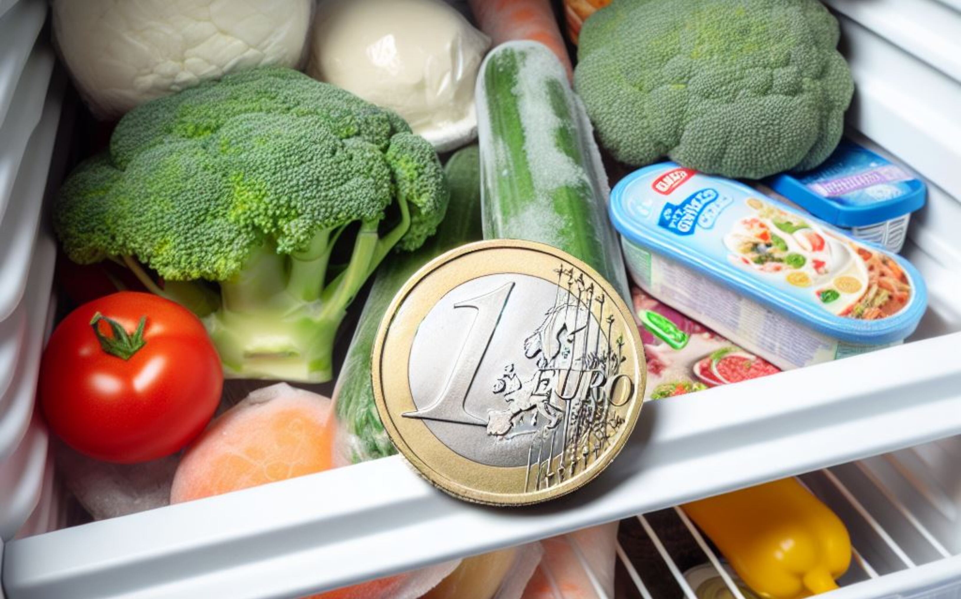 Una moneda en el congelador.