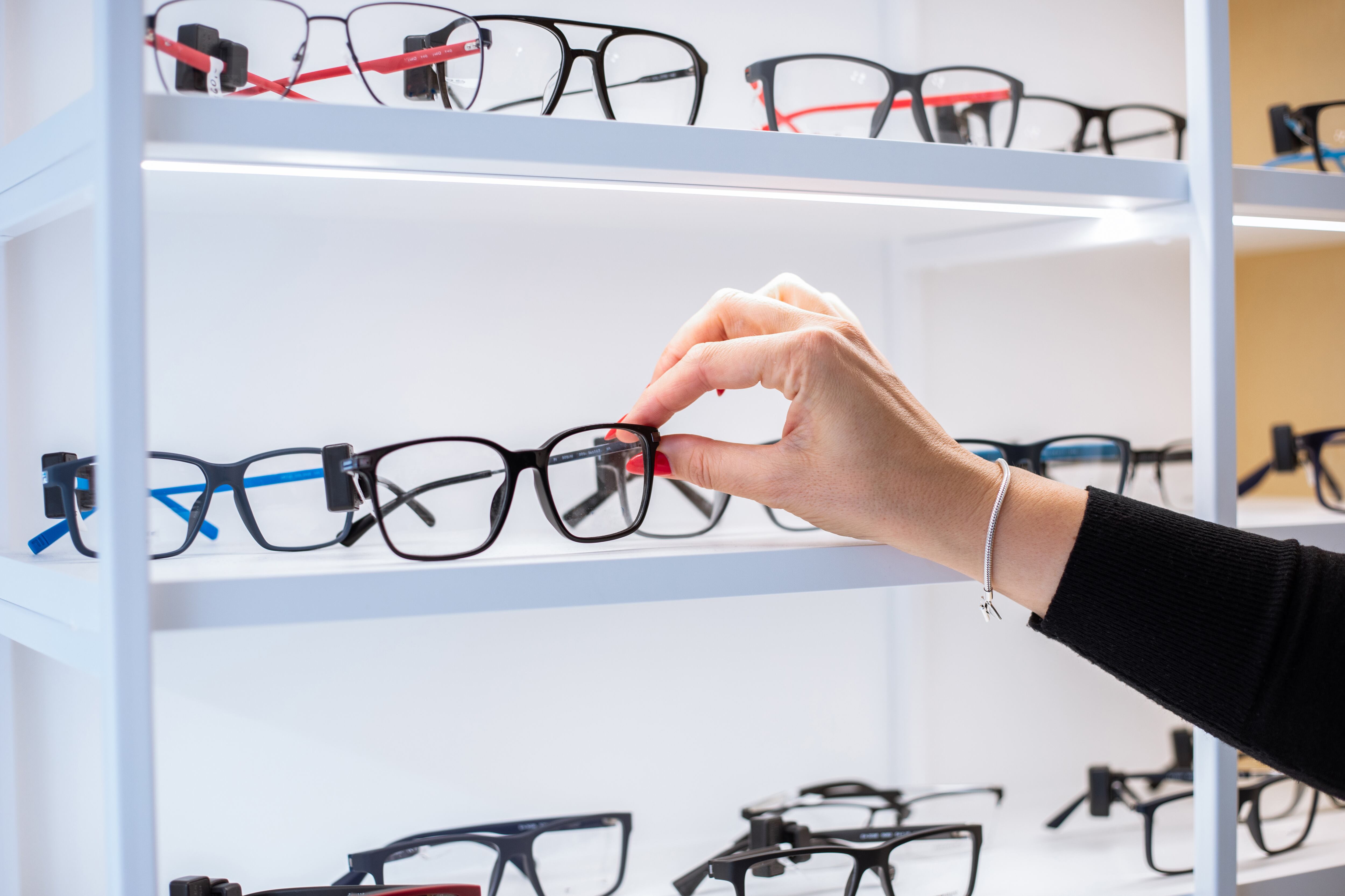 Una imagen de archivo de una óptica