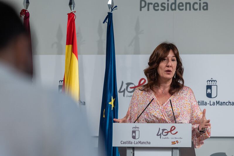 Blanca Fernández, portavoz del Gobierno de Castilla-La Mancha