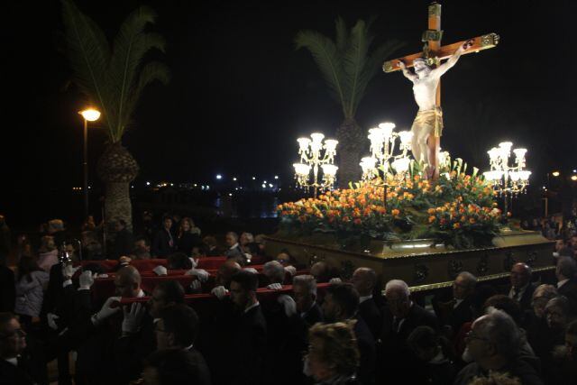 procesión del Cristo del Mar Menor que tiene lugar el Miércoles Santo