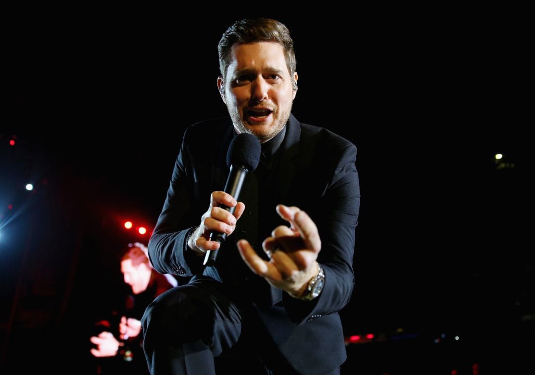 Michael Bublé en una actuación en Sydney