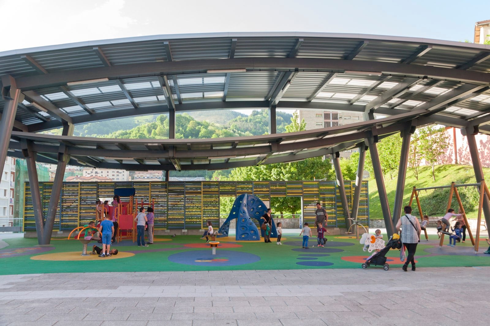 Parque de los Juzgados de Eibar en una imagen de archivo / Foto: Ayuntamiento de Eibar