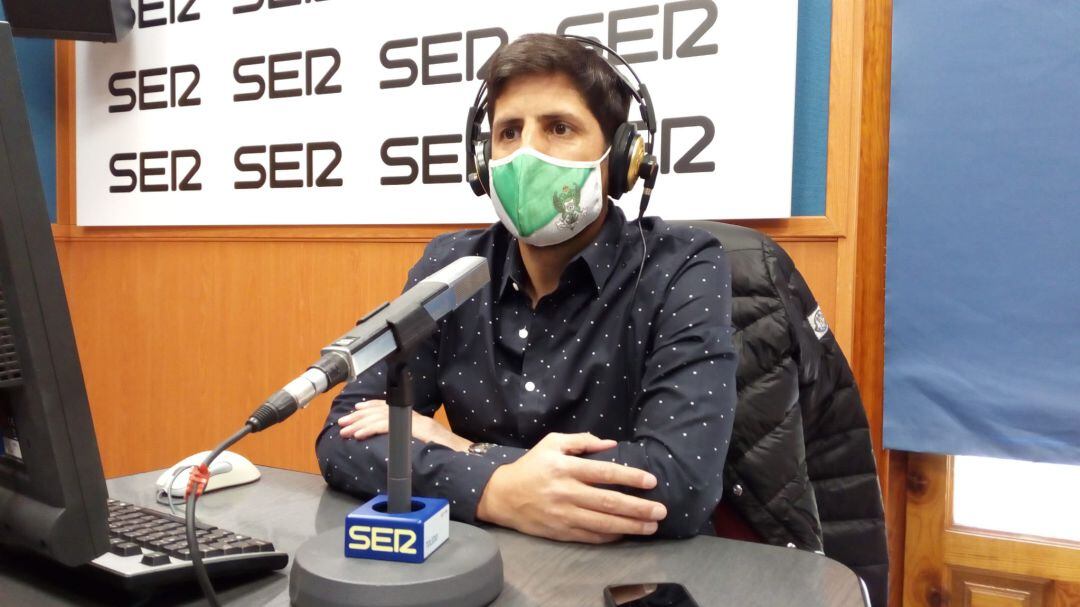 Alejandro Jara, en su primera visita a los estudios de SER Castilla La Mancha 