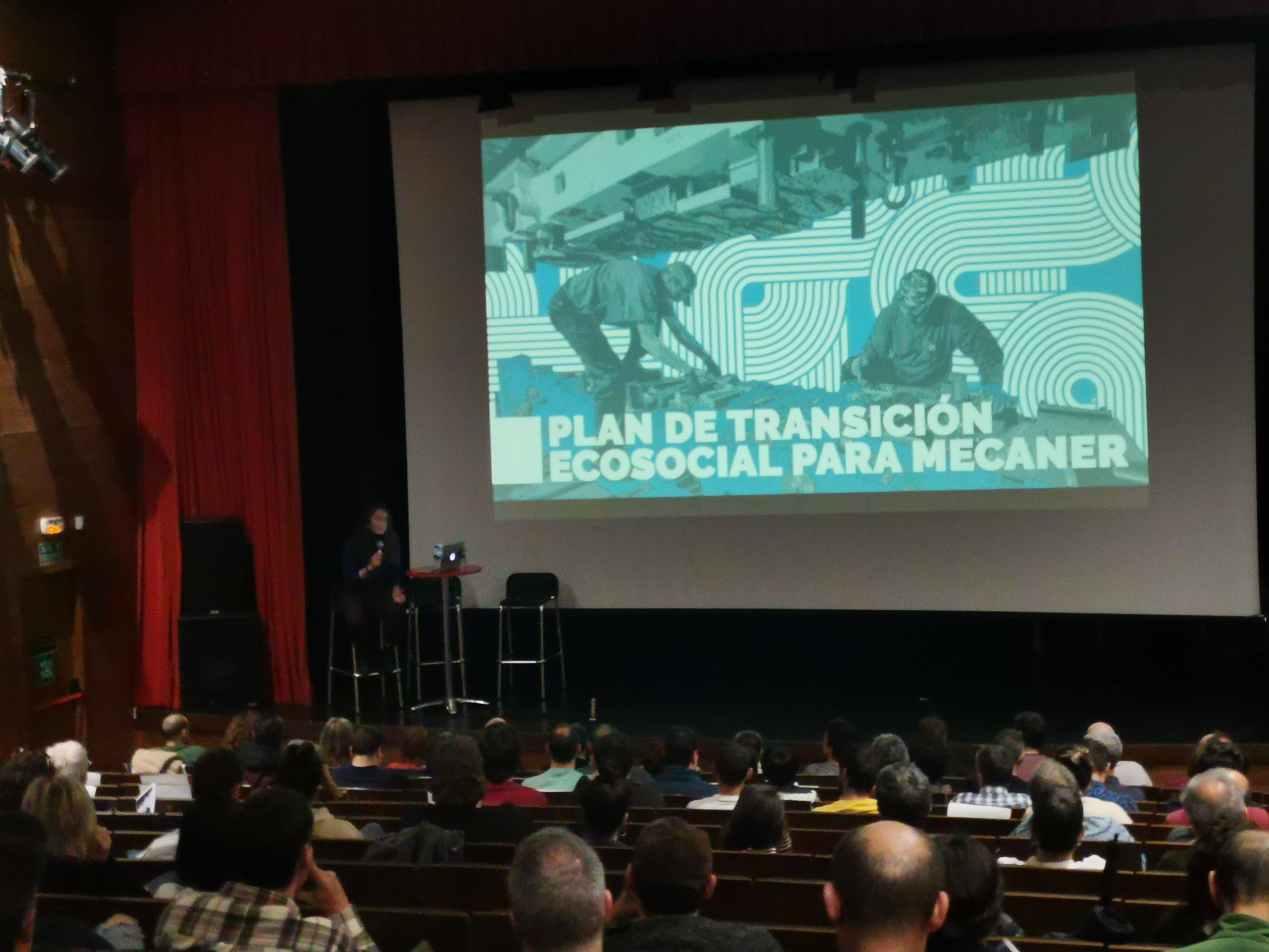 Presentación del Plan de Transición Ecosocial para Mecaner en la Casa de Cultura de Urduliz