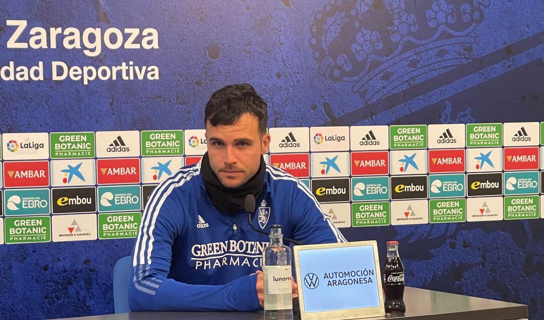 Álvaro Giménez, durante su comparecencia en la sala de prensa de la Ciudad Deportiva