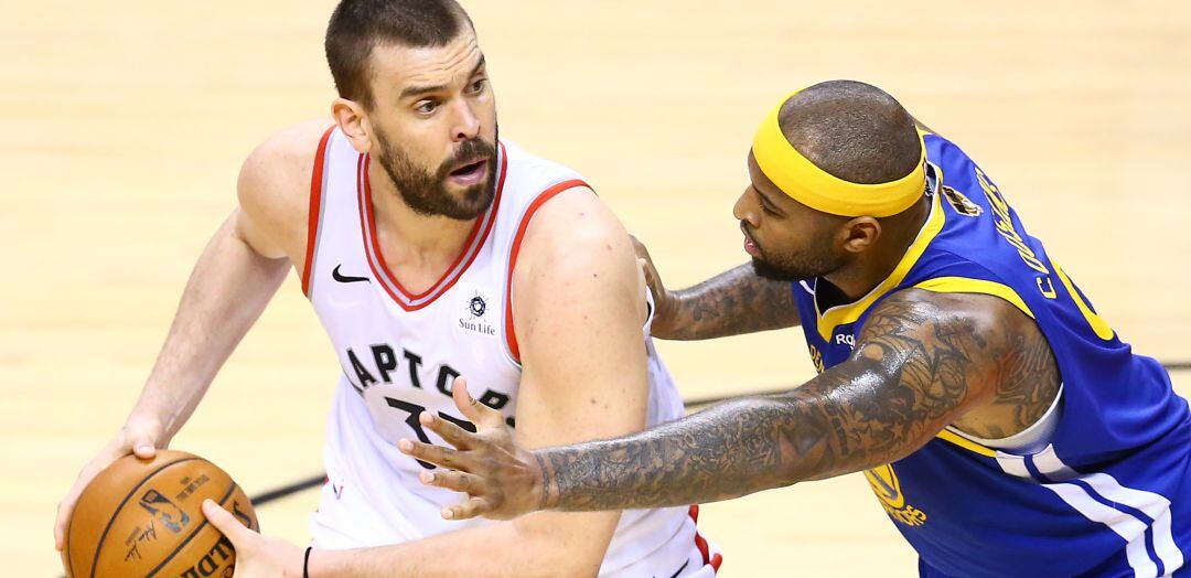 Marc Gasol, durante las pasadas finales de la NBA frente a DeMarcus Cousins