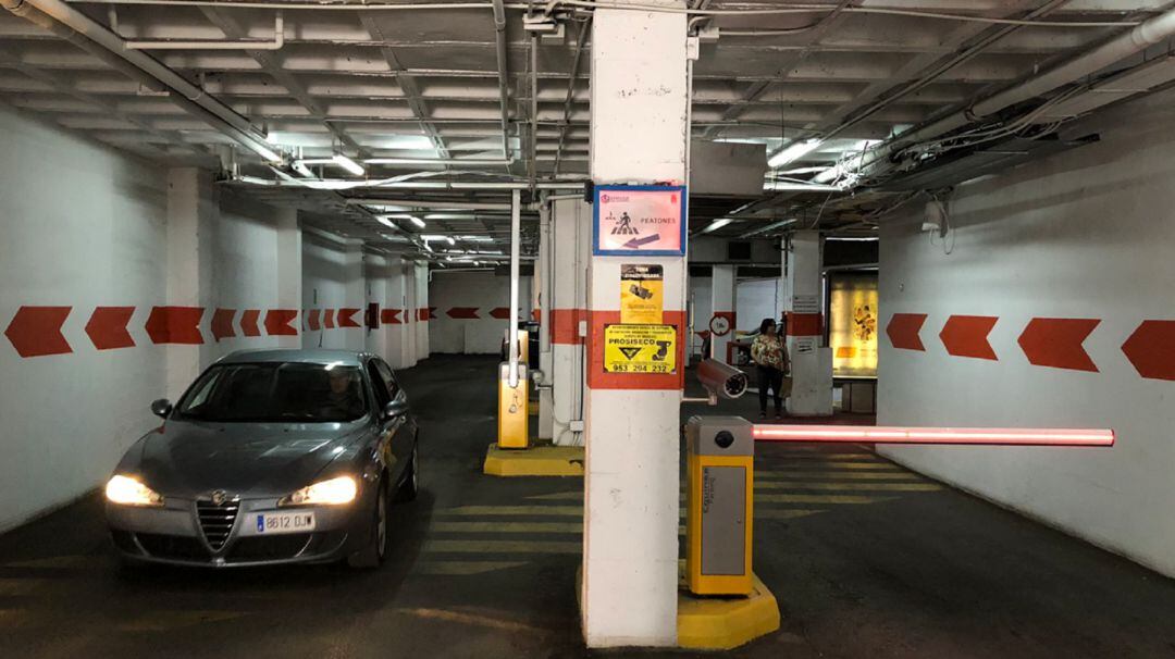 Entrada al Parking de San Francisco.