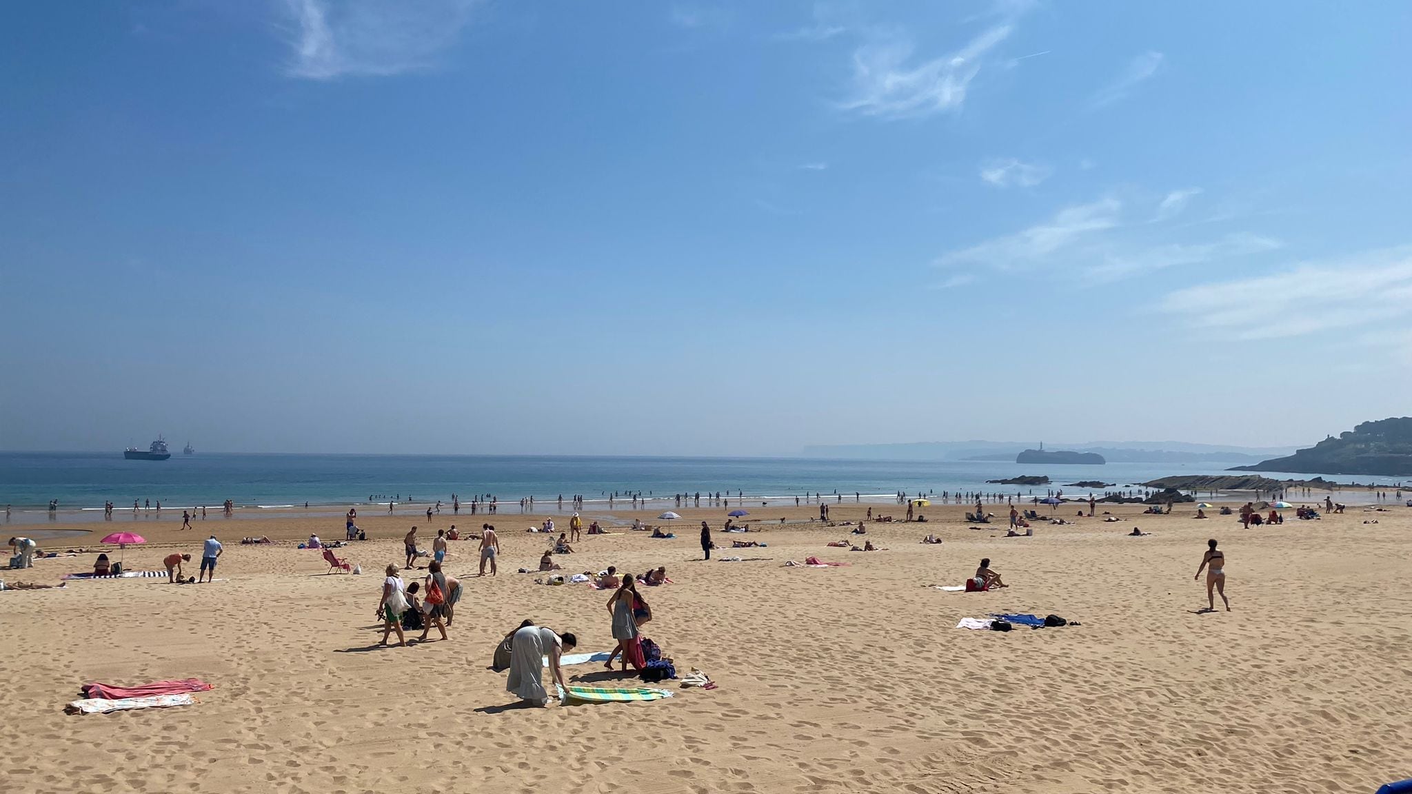 Playa del Sardinero, Santander. Jana Sánchez