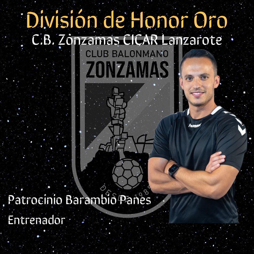 Patro Barambio, entrenador del Club Balonmano Zonzamas.