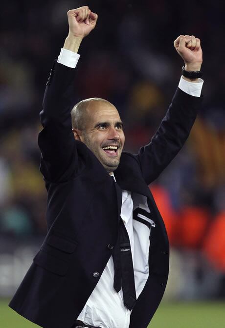 Guardiola celebra la clasificación