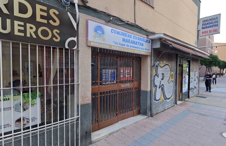 Sede de la comunidad evangélica Maranatha en Getafe