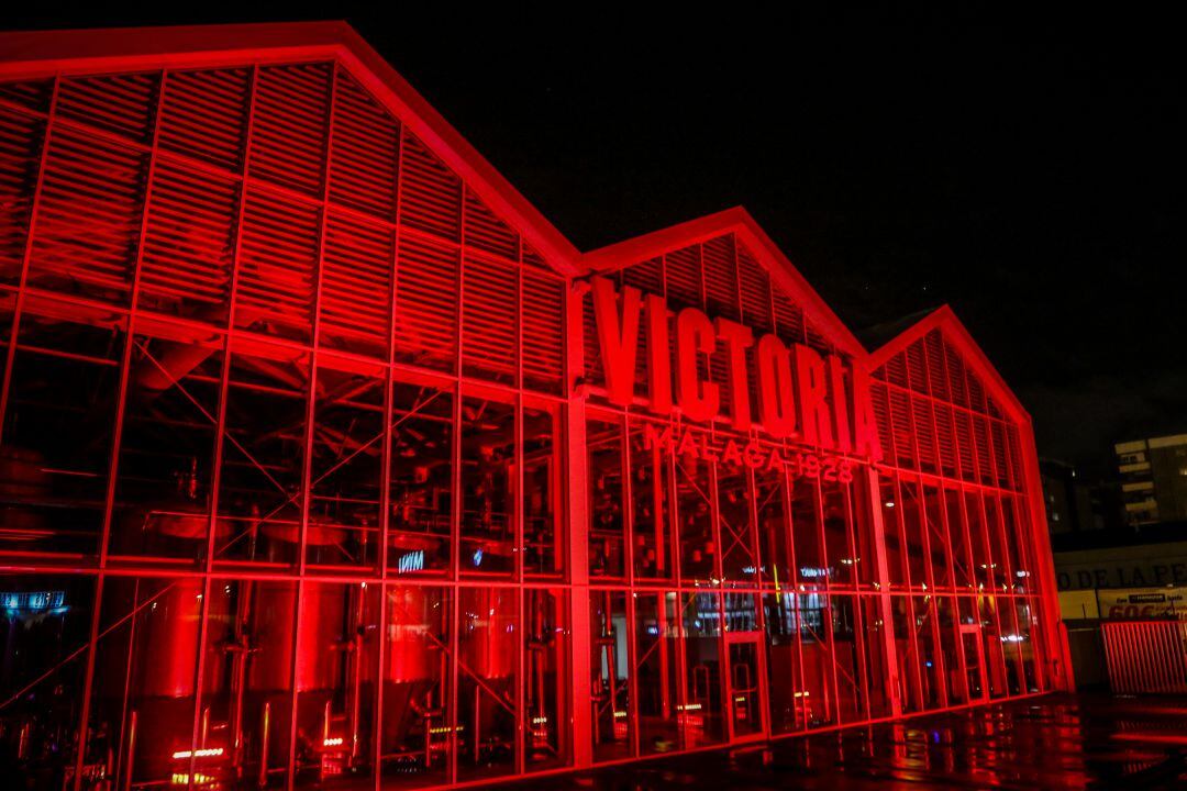 Fachada de la factoria malagueña