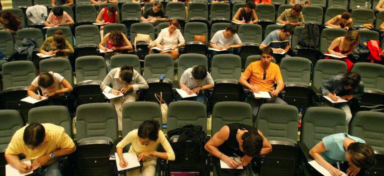 Imagen de las oposiciones celebradas hace unos años