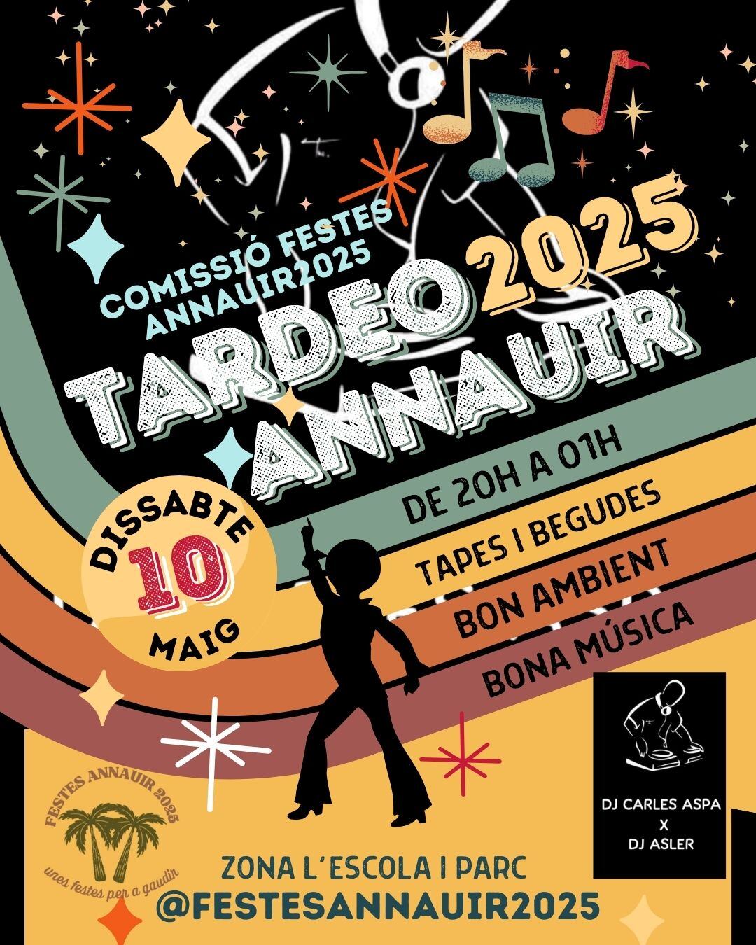 Cartel del Primer Tardeo en Annauir