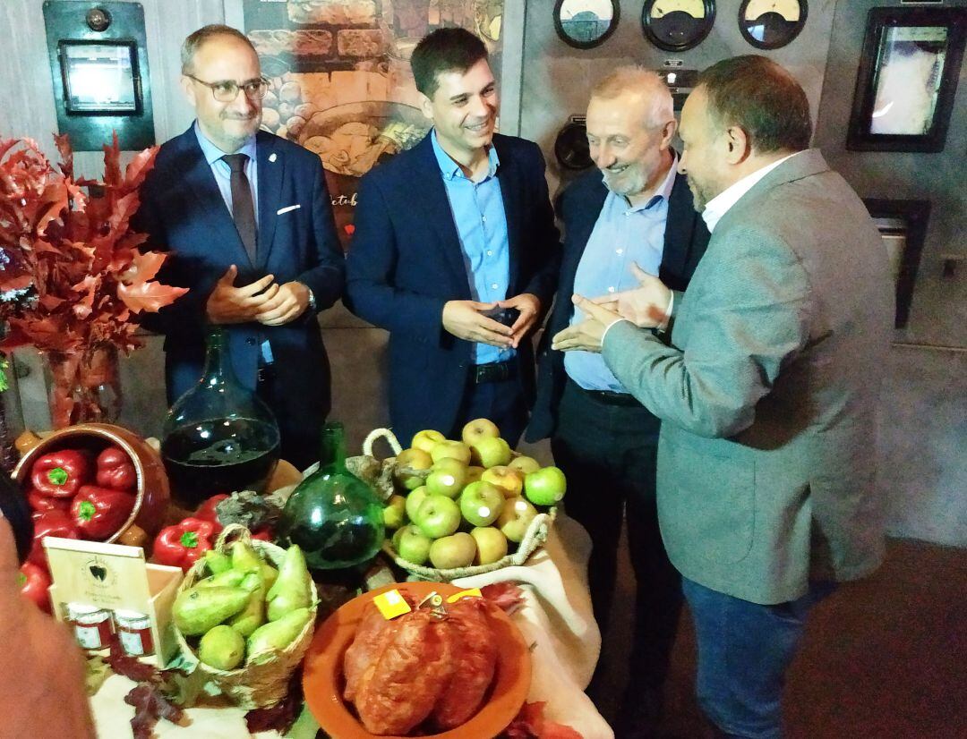 Olegario Ramón, Sergio Fernández, Arsenio Terrón y Gerardo Álvarez