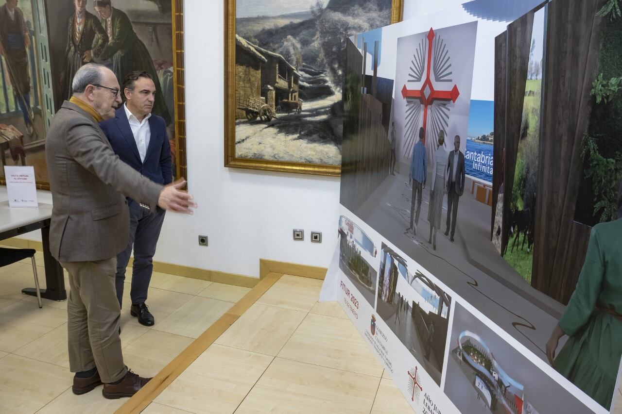 Presentación del stand de Cantabria en FITUR.