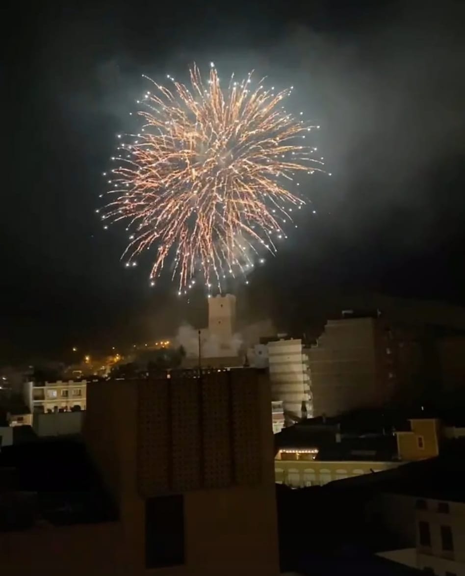 Fuegos artificiales del 4 de septiembre