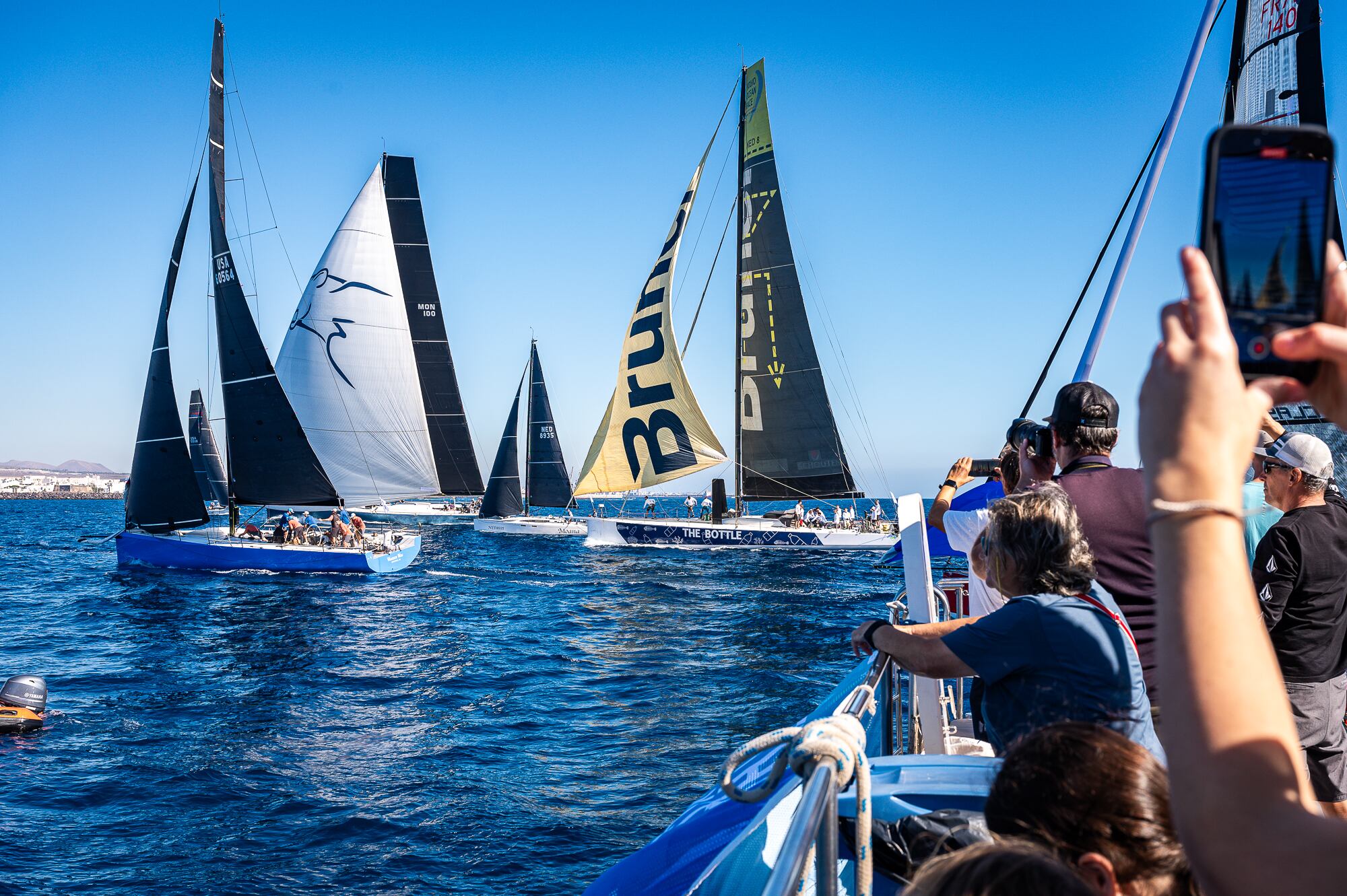 Participantes en una de las ediciones anteriores de la RORC.