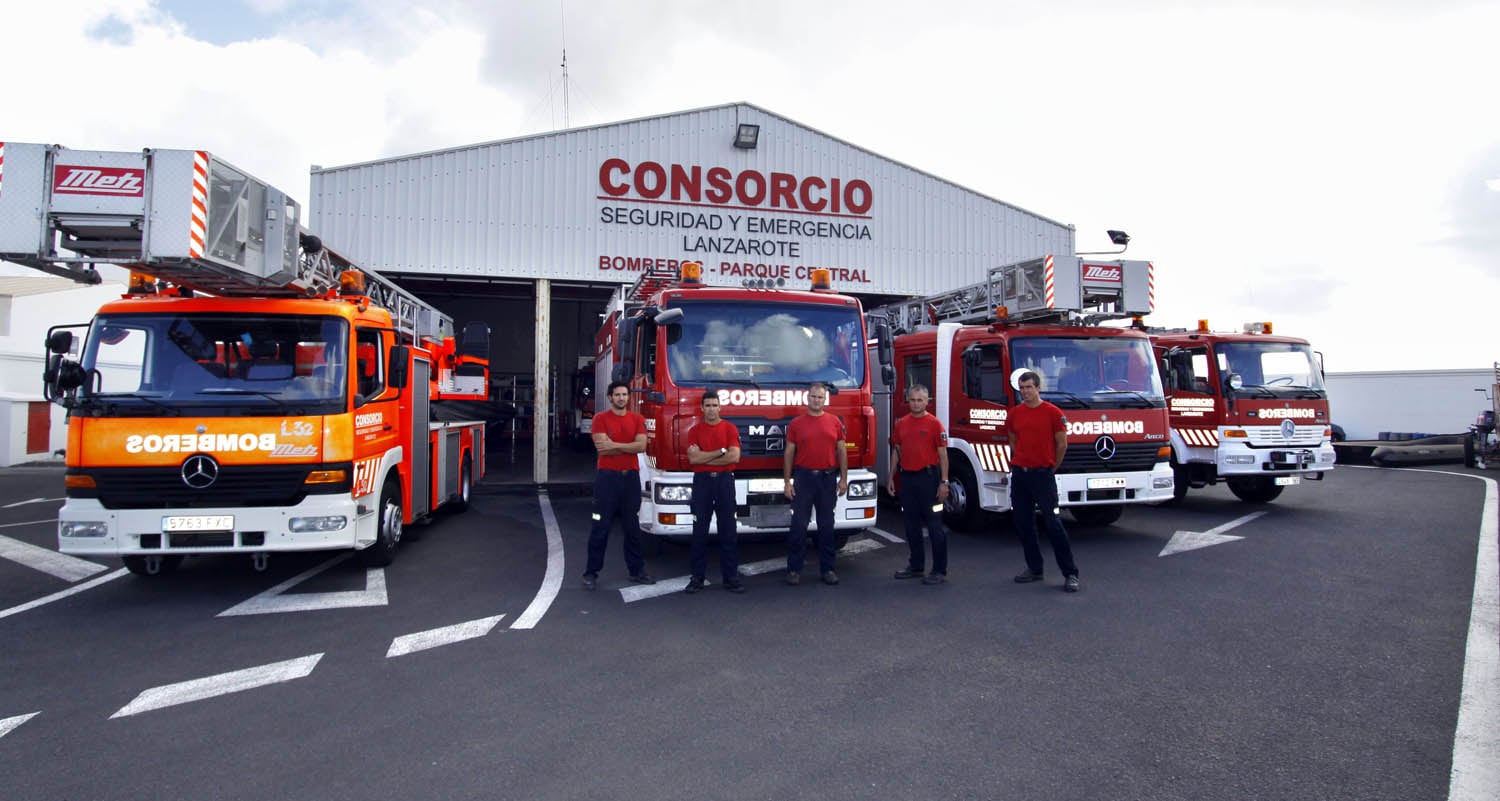 Parque central de bomberos de Lanzarote.