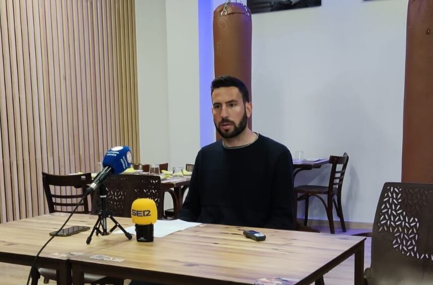 Álex Izquierdo, entrenador de la Arandina