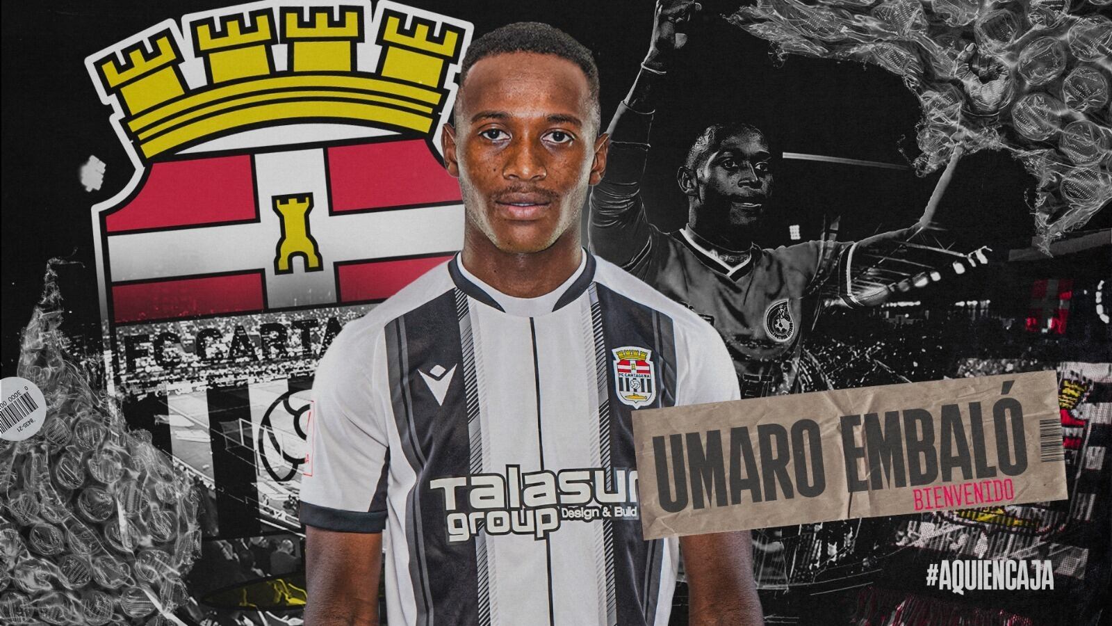 Umaro Emabló, nuevo jugador del FC Cartagena