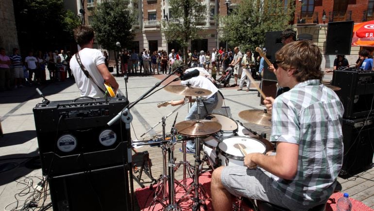 Una de las actuaciones del Día de la Música en Valladolid